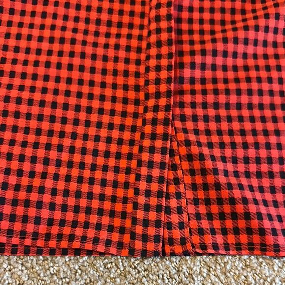 J. Crew Factory Women’s Checkered Red & Black Button Down Shirt - Size L - Picture 3 of 7